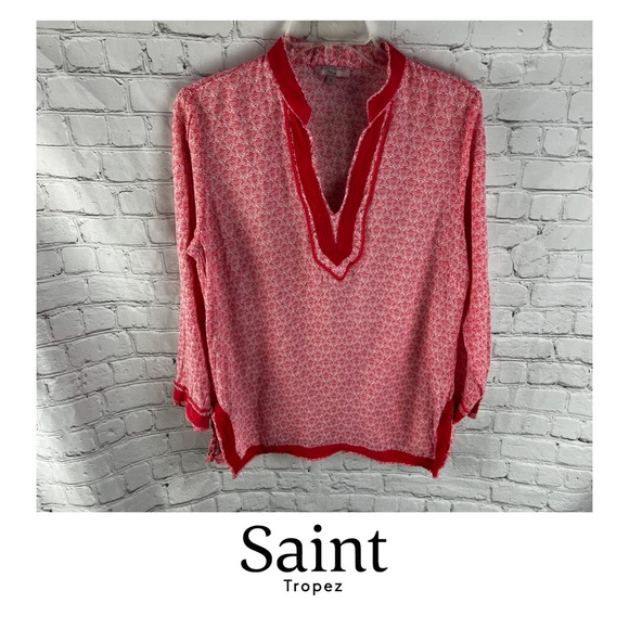 Saint Tropez West Tops - Saint tropez West tunic top Semisheer Blouse